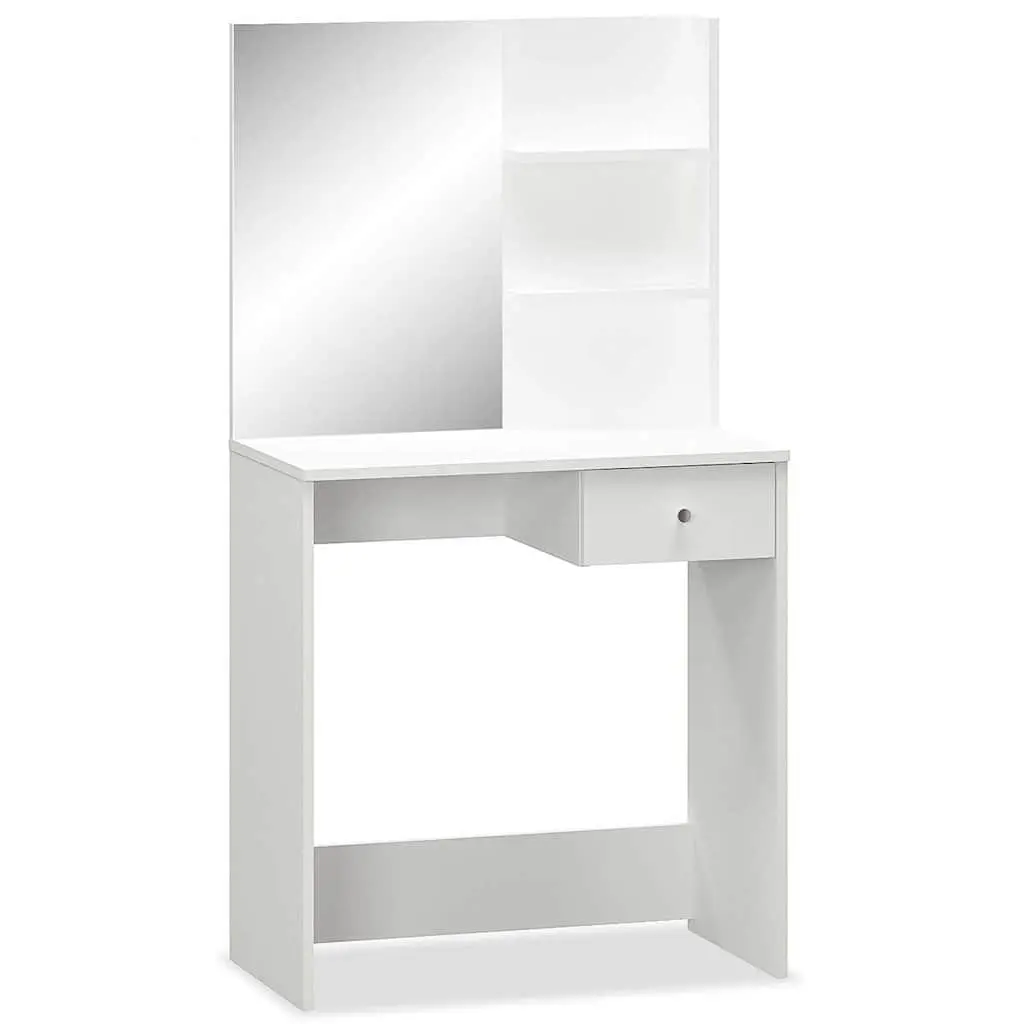 Dressing Table Bedroom Vanity Makeup Storage White Modern Design Furniture Unit