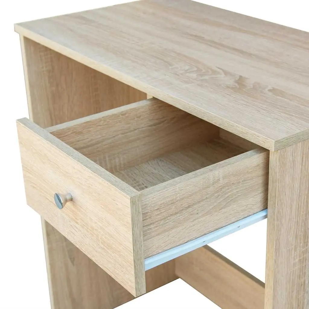 Dressing Table Engineered Wood Storage Drawer Shelving 75 x 40 x 141 cm