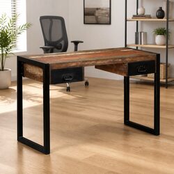 Your New Favorite Desk: Solid Wood with 2 Drawers