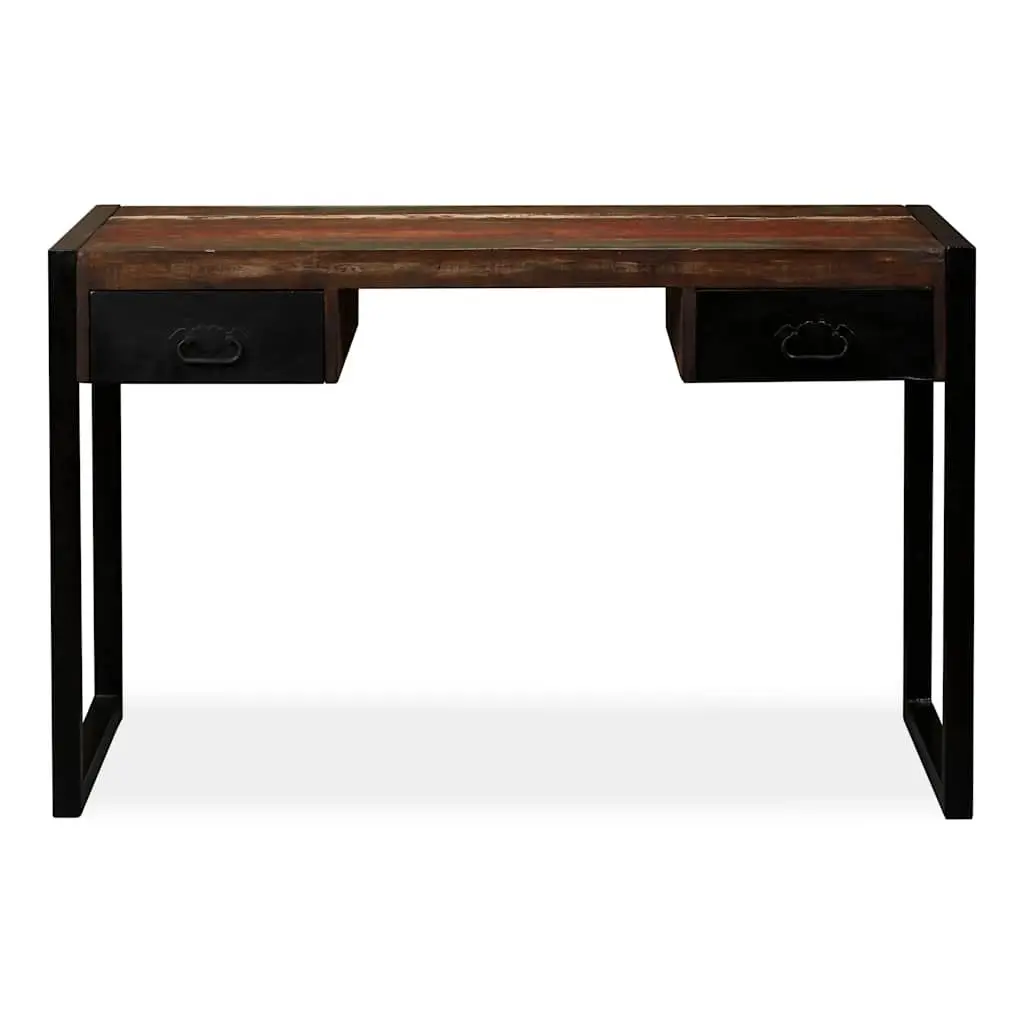 Desk Solid Reclaimed Wood Industrial Vintage 120W x 50D x 76H cm