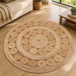 Your Next Favorite Rug: Braided Jute Area Rug 150cm