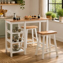 Friendly Bar Set: 3 Pieces for Your Dining Area
