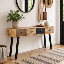 Friendly Vintage Console Table 120x30x76cm for You