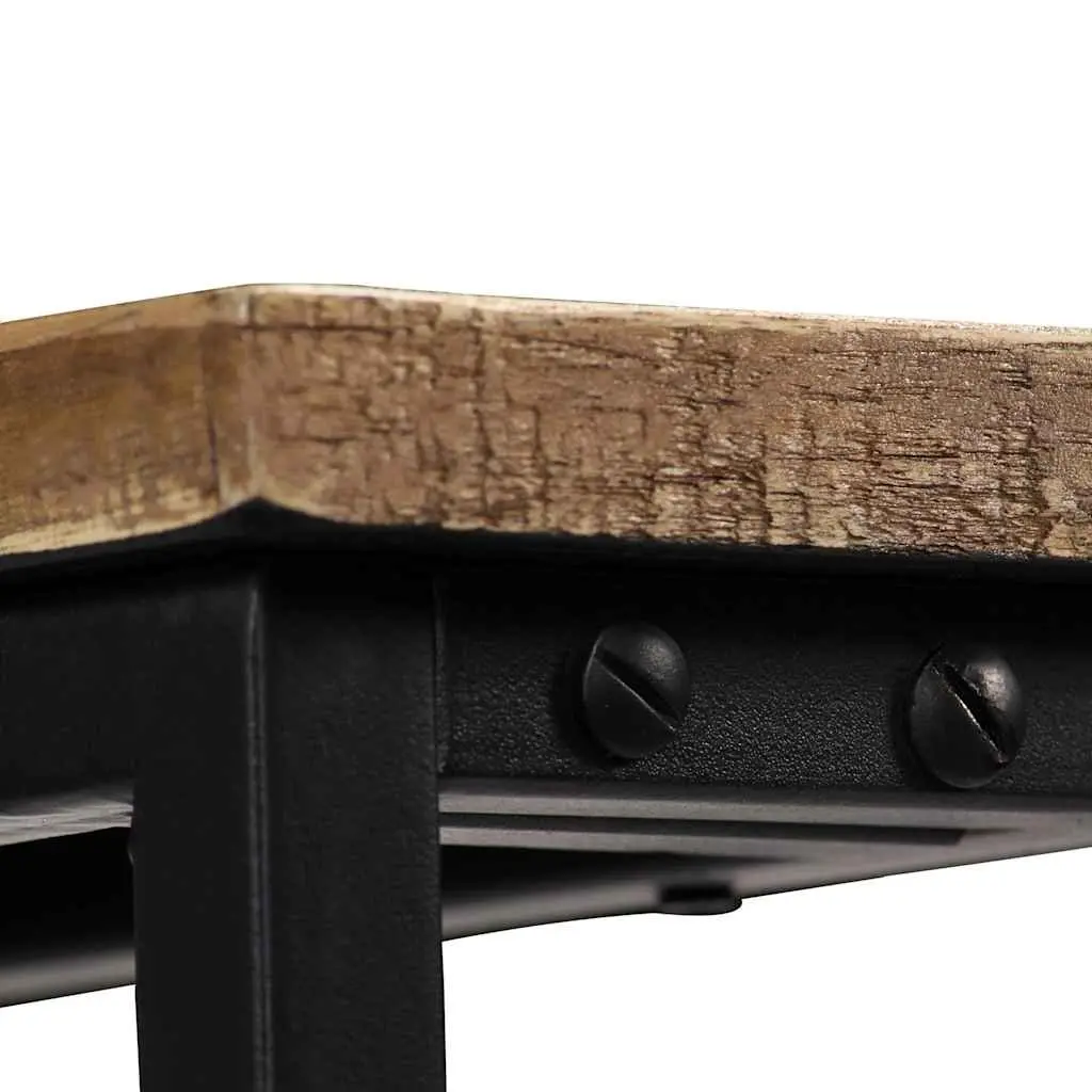 Console Table Solid Reclaimed Teak Brown Accent End Table Living Room Decor