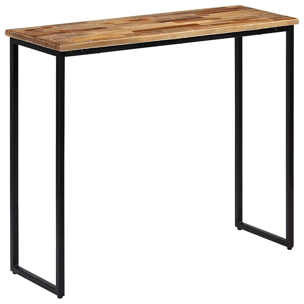 Console Table Solid Reclaimed Teak Brown Accent End Table Living Room Decor