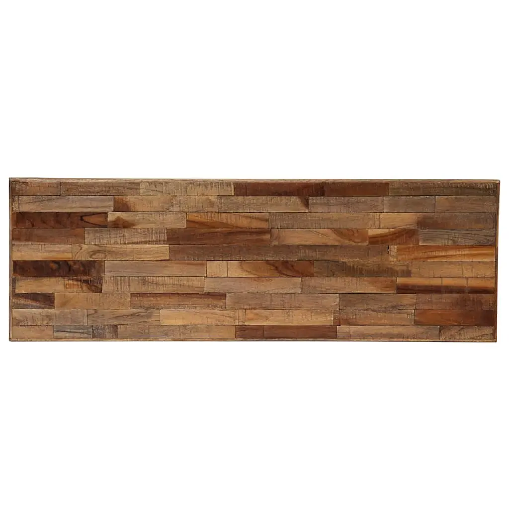 Console Table Solid Reclaimed Teak Brown Accent End Table Living Room Decor