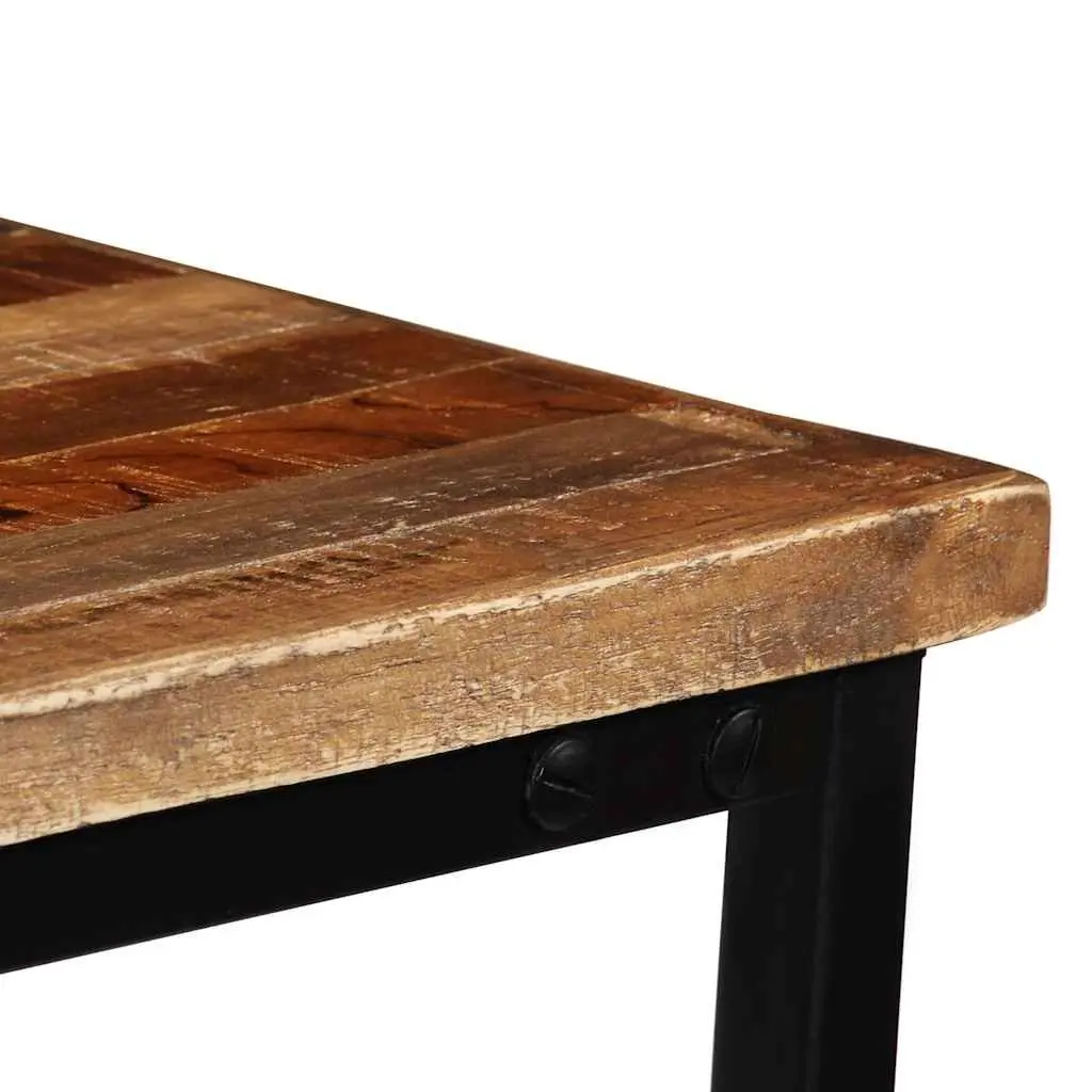 Console Table Solid Reclaimed Teak Brown Accent End Table Living Room Decor