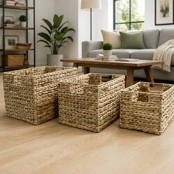 Your 3-Piece Woven Storage Basket Set Awaits