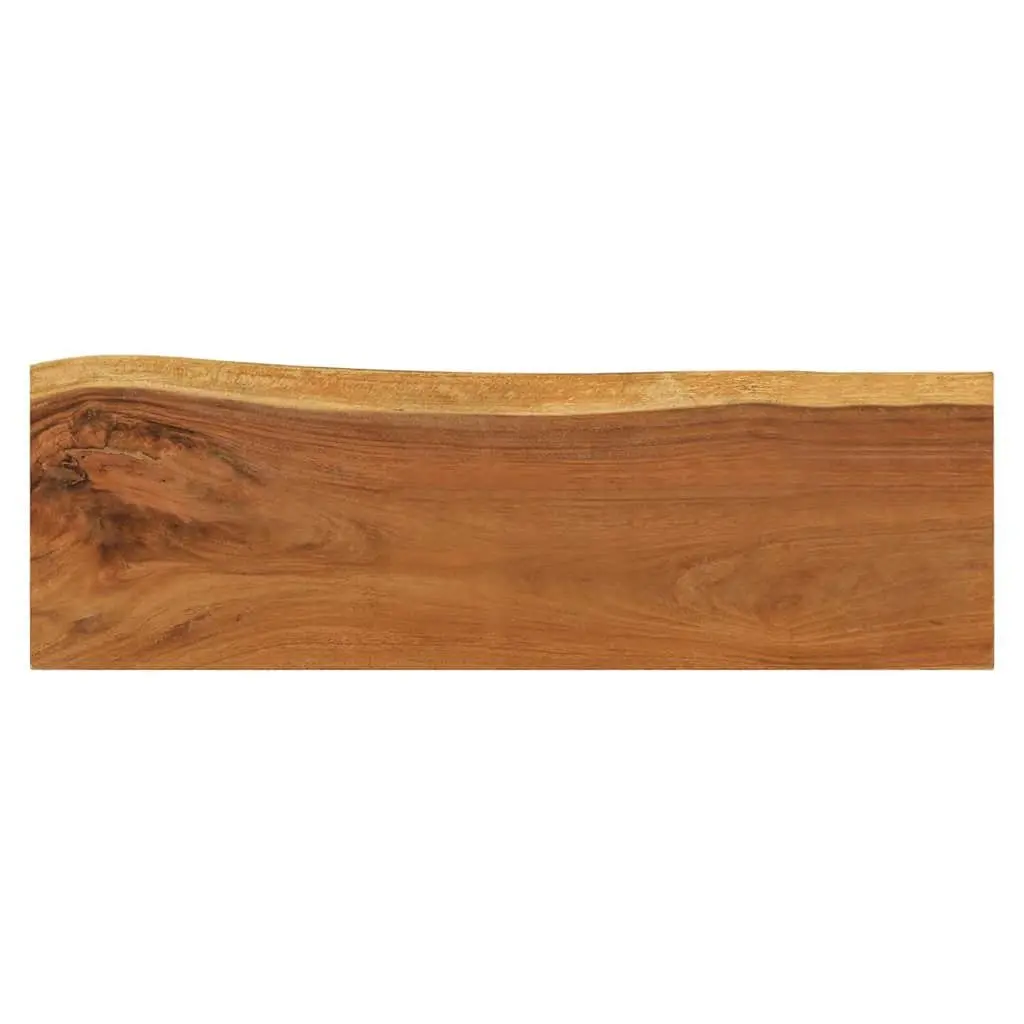 Console Table Solid Suar Wood Natural Live Edges 110x35x75 cm Brown
