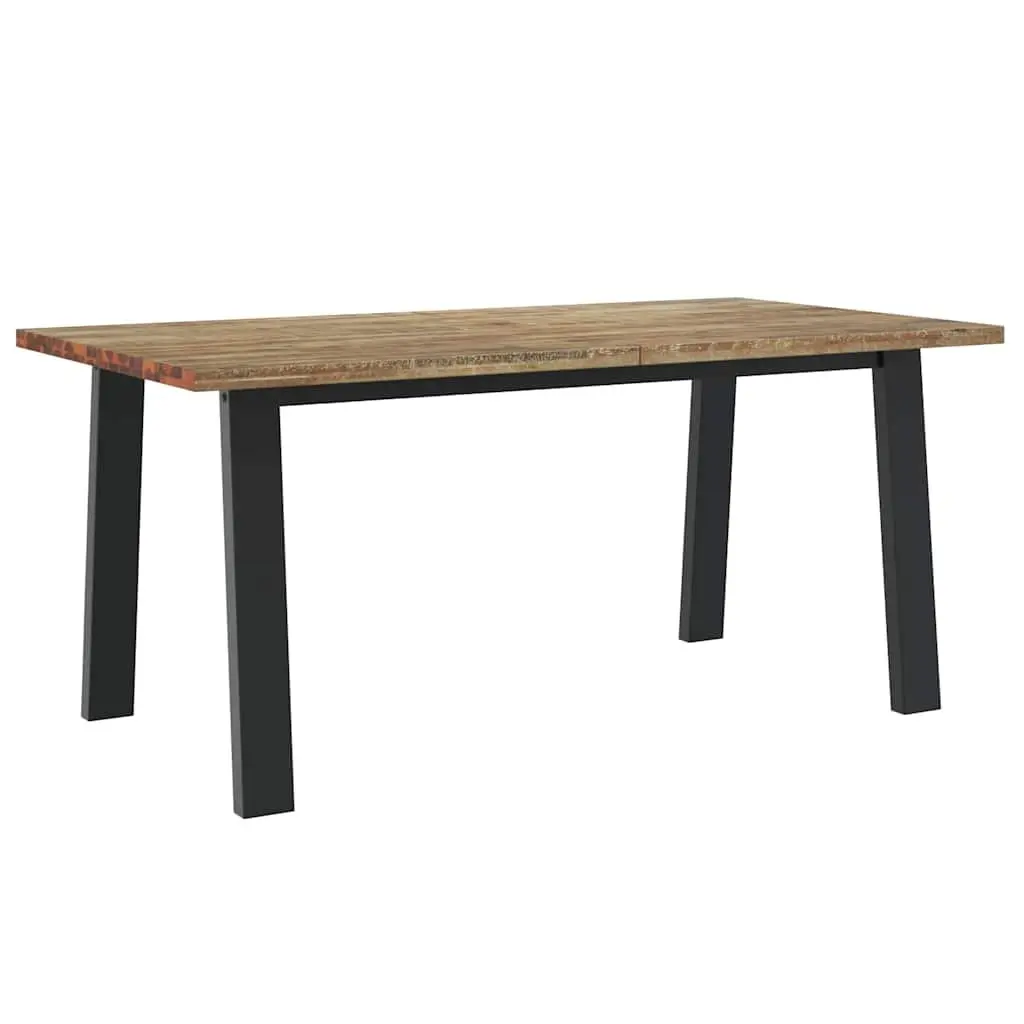 Acacia Wood Dining Table Industrial Style Brown 170x90x75 cm