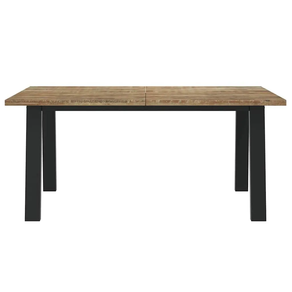 Acacia Wood Dining Table Industrial Style Brown 170x90x75 cm