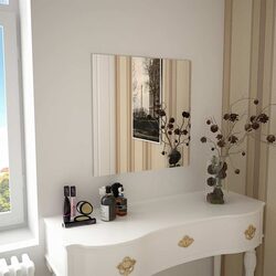 Your Perfect Square Wall Mirror 60x60 cm Silver Glass
