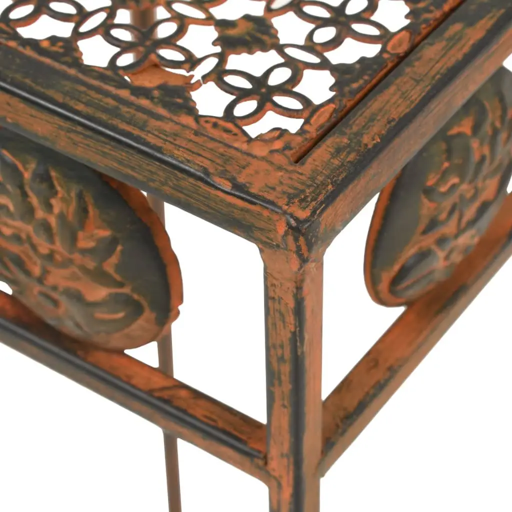 Plant Stand Set Antique Look Metal 3 Pieces