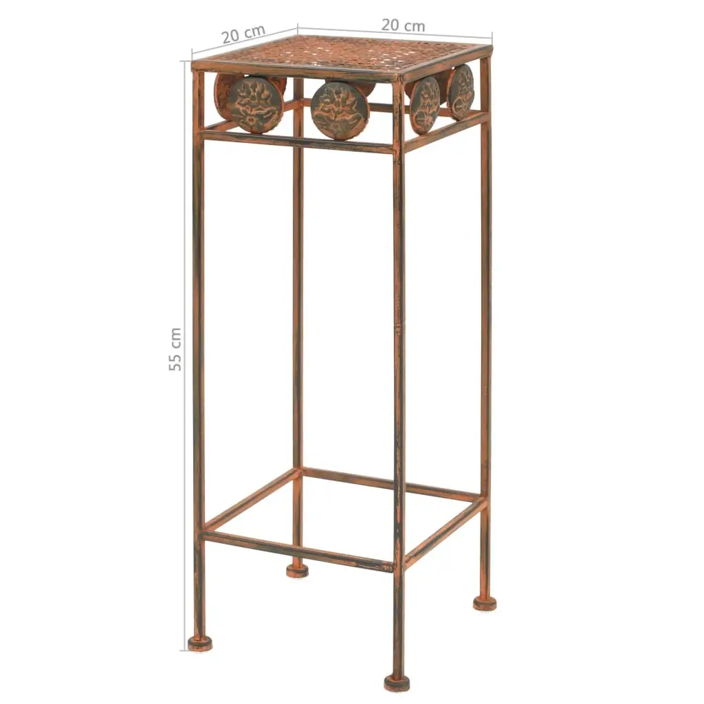 Plant Stand Set Antique Look Metal 3 Pieces