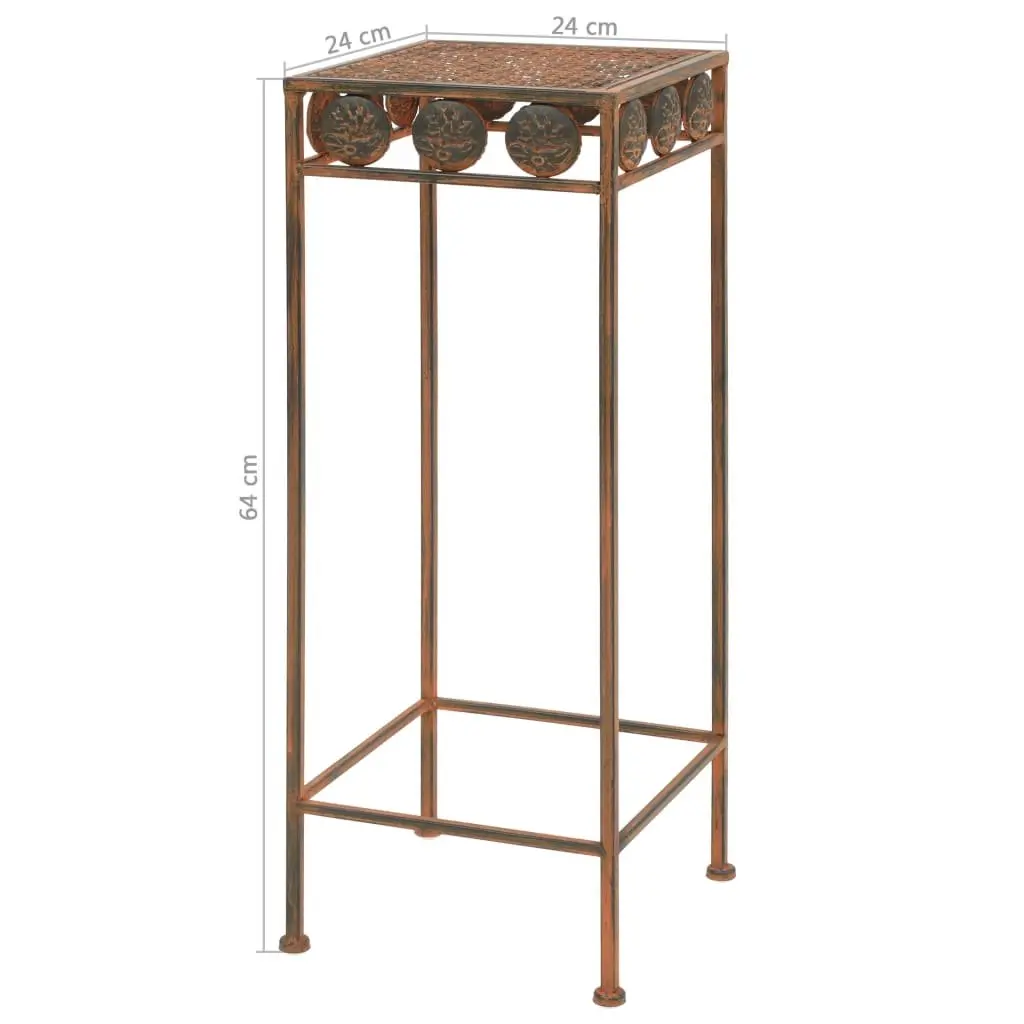 Plant Stand Set Antique Look Metal 3 Pieces