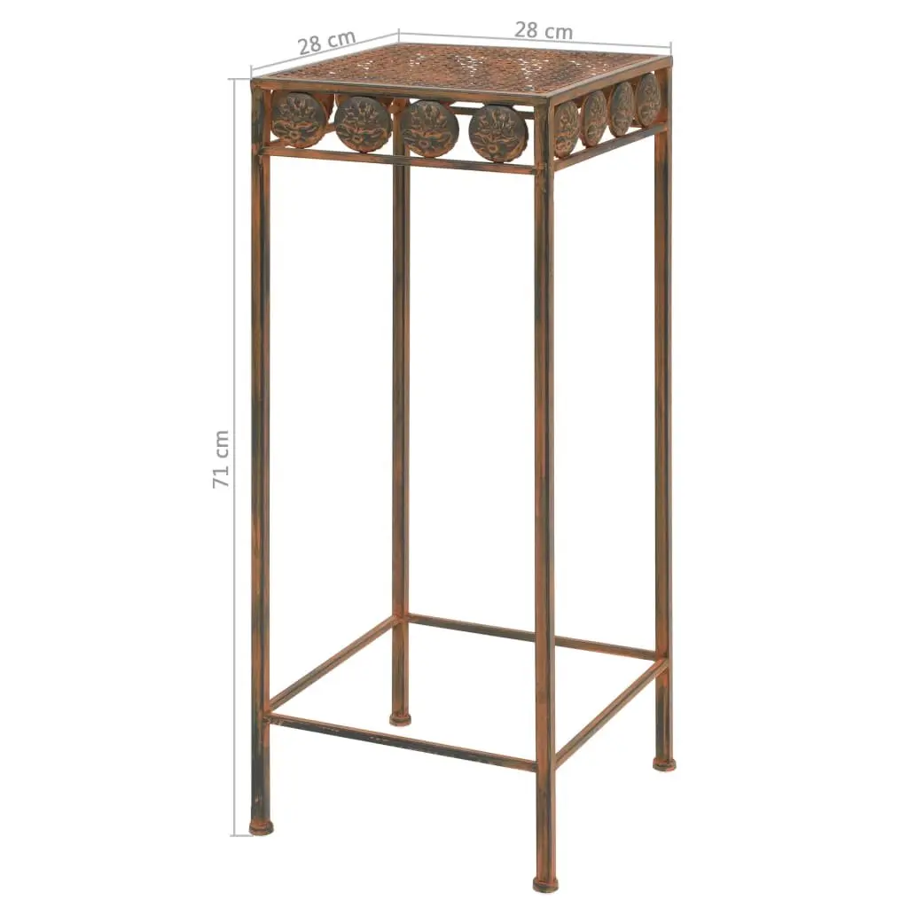 Plant Stand Set Antique Look Metal 3 Pieces