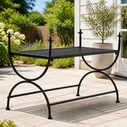 Your New Favorite Black Metal Bench for Dining Areas