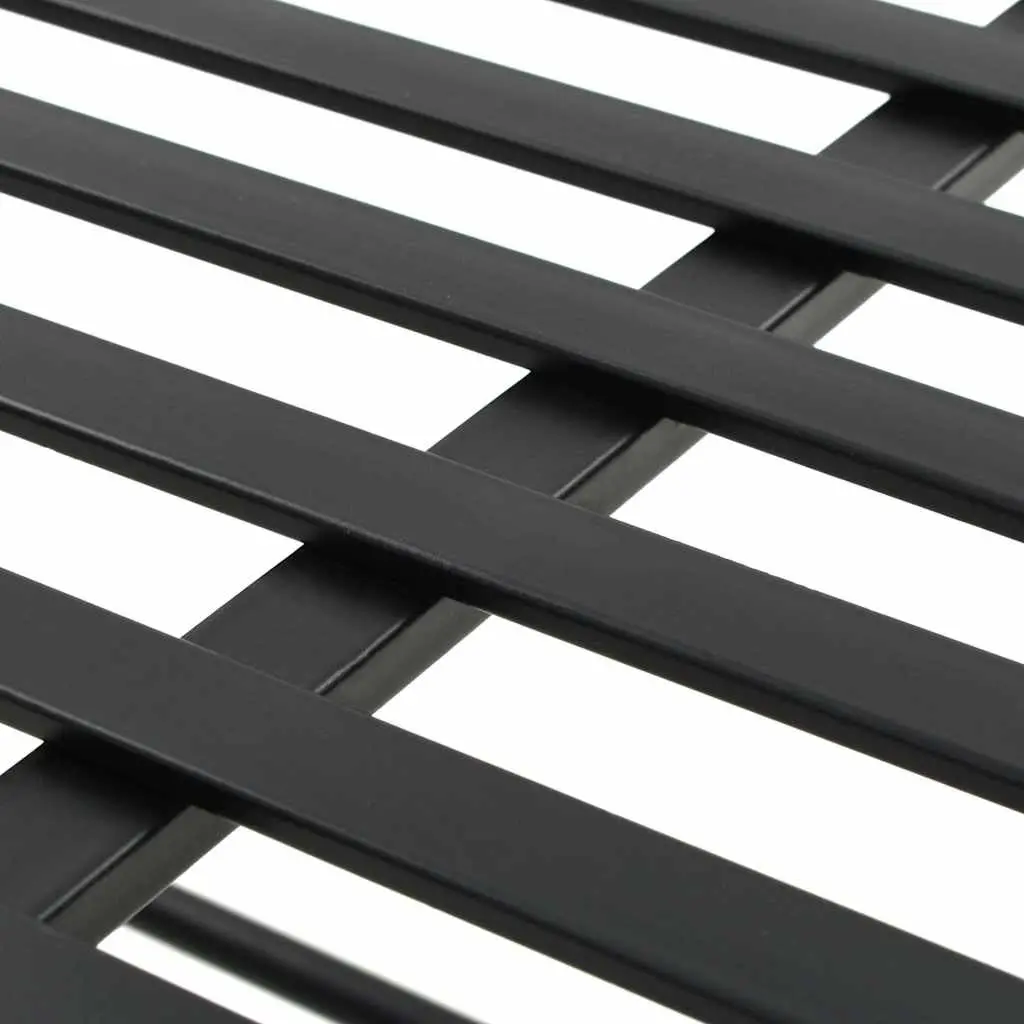 Black Metal Bench for Dining Areas