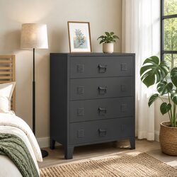 Discover the 4 Drawer Industrial Style Storage Cabinet
