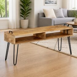 Your Ideal Solid Mango Wood TV Stand Awaits