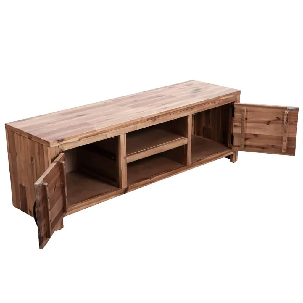 TV Cabinet Solid Acacia Wood Lowboard 120x35x40 cm