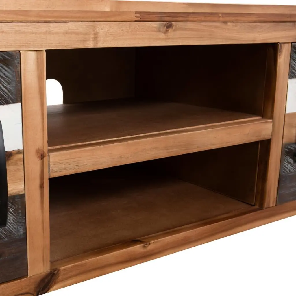 TV Cabinet Solid Acacia Wood Lowboard 120x35x40 cm