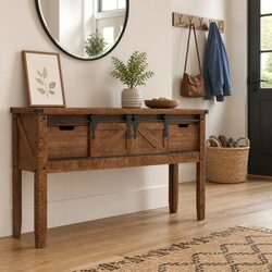 Add Vintage Flair with Our Rustic Console Table