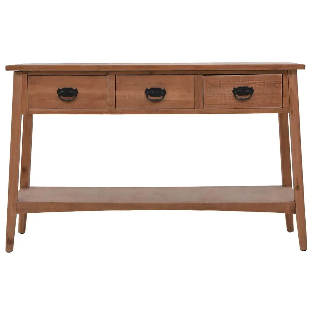 Solid Fir Wood Console Table