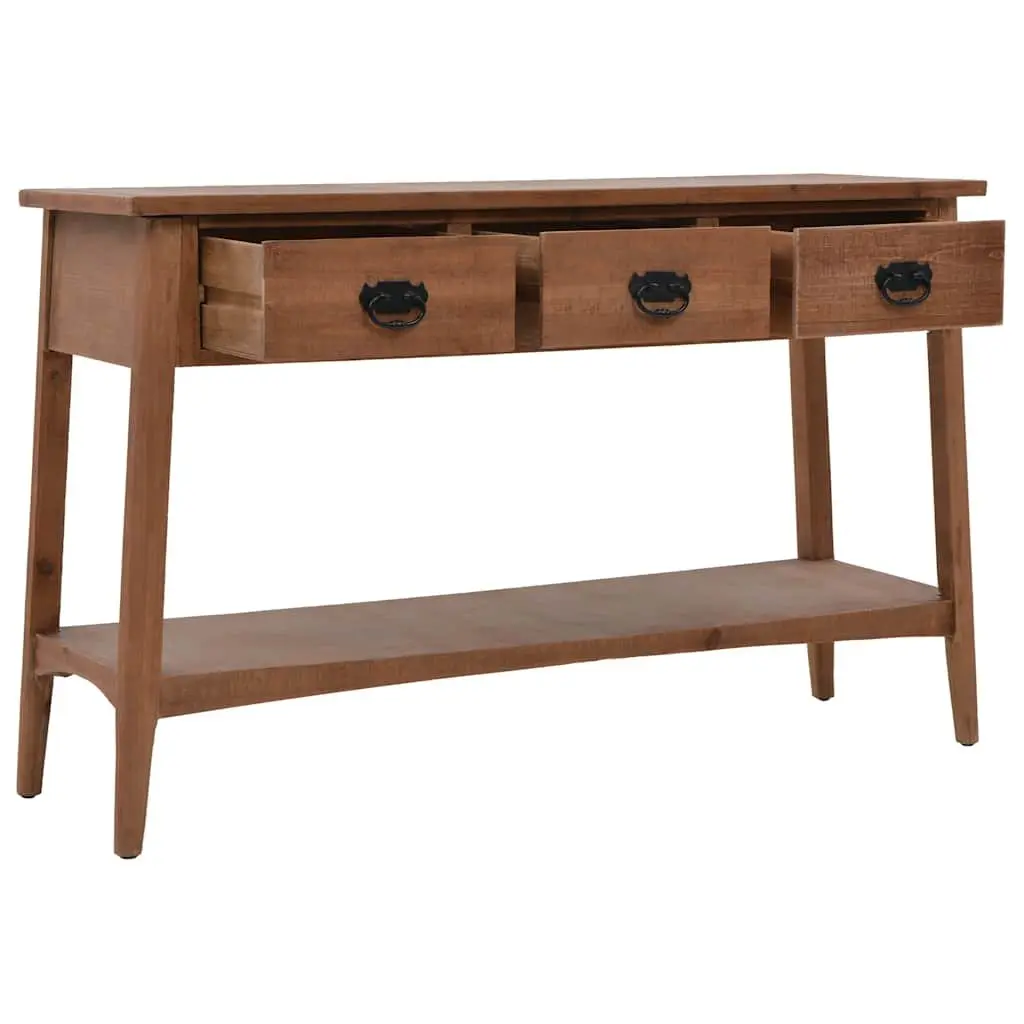 Solid Fir Wood Console Table