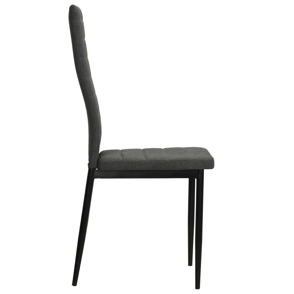 4 Grey Upholstered Chairs