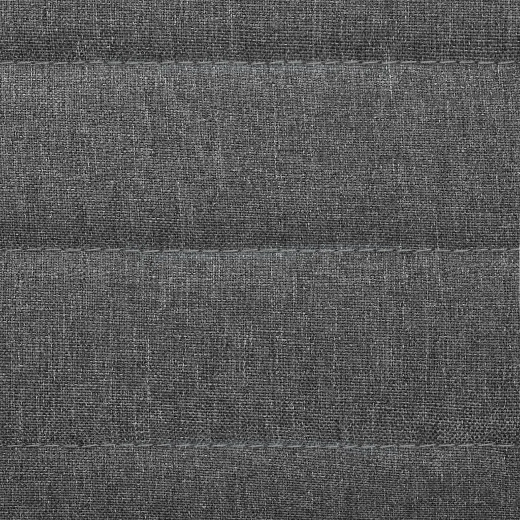 Dining Chairs Contemporary Grey Fabric Padded Backrest 2 Piece