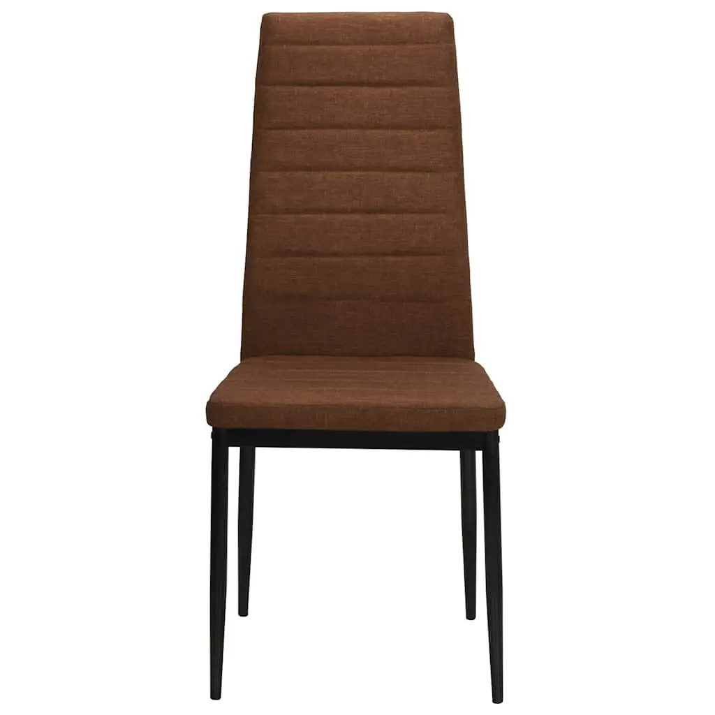 Dining Chairs Brown Contemporary Padded Ergonomic Set of 2
