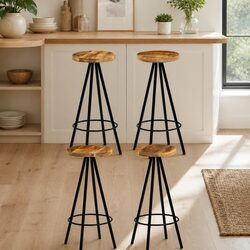 Friendly Bar Stools Set of 4 for Your Kitchen