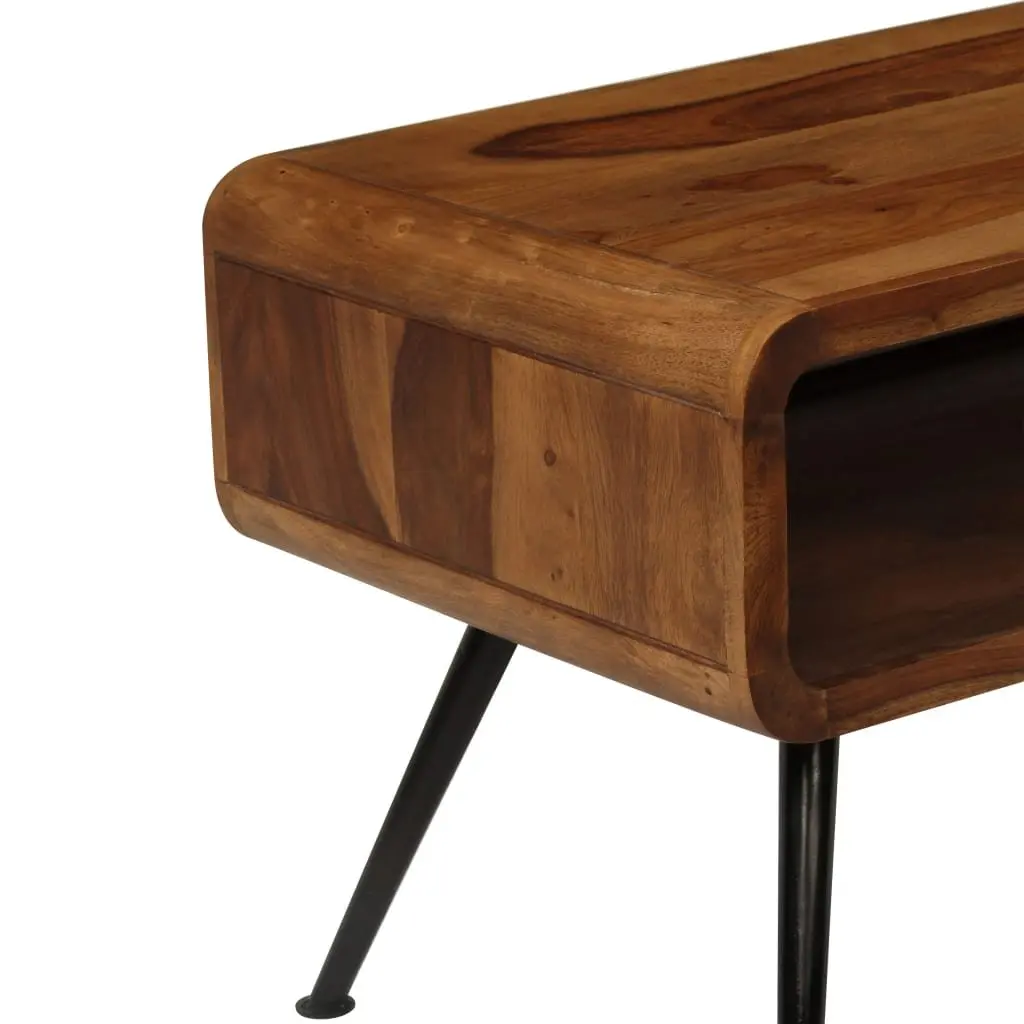 Coffee Table Solid Acacia Wood Brown Vintage 95L x 40W x 45H cm