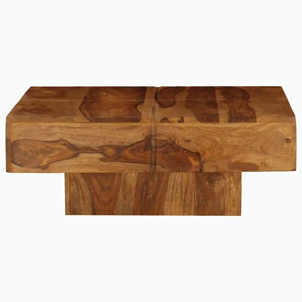 Coffee Table 80x80x30 cm Solid Acacia Wood Brown Accent Side End Living Room