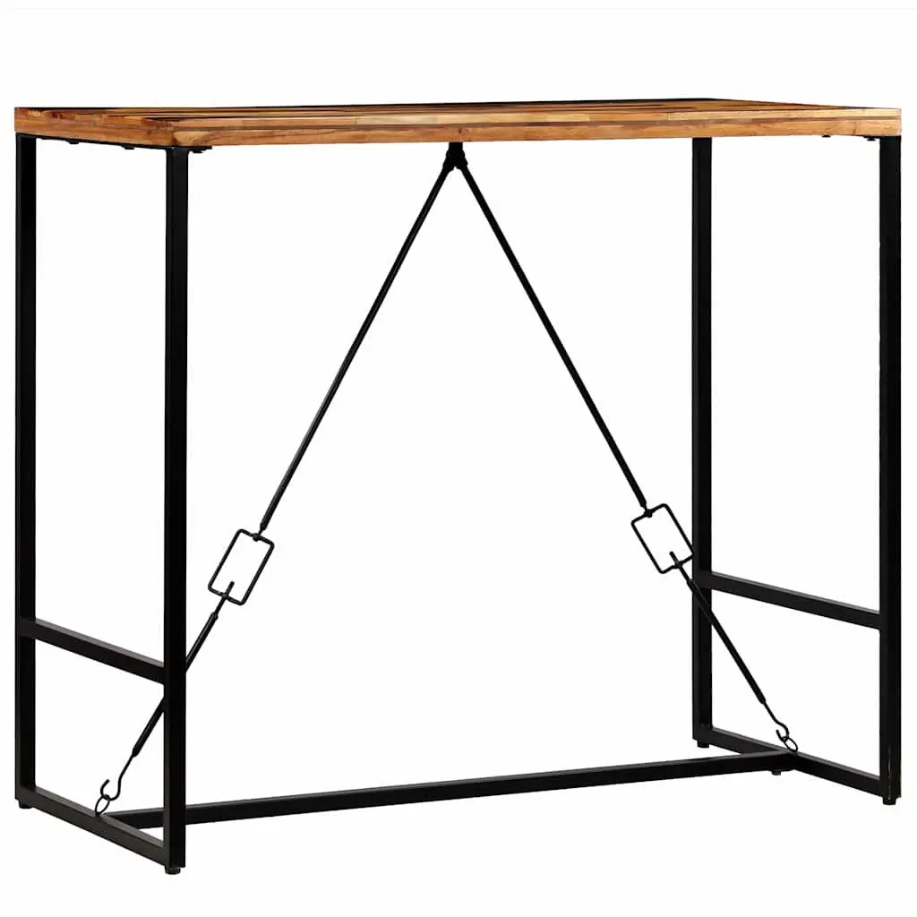 Bar Table Industrial Style Solid Reclaimed Wood 120 x 60 x 106 cm