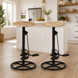 Discover Solid Mango Wood Bar Stools for Your Home