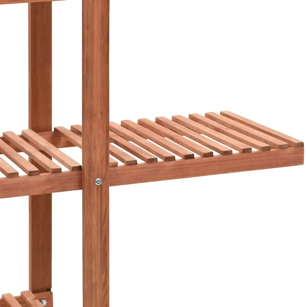 Plant Stand Cedar Wood Free-Standing Outdoor Garden Display Rack 86 x 36 x 139 cm
