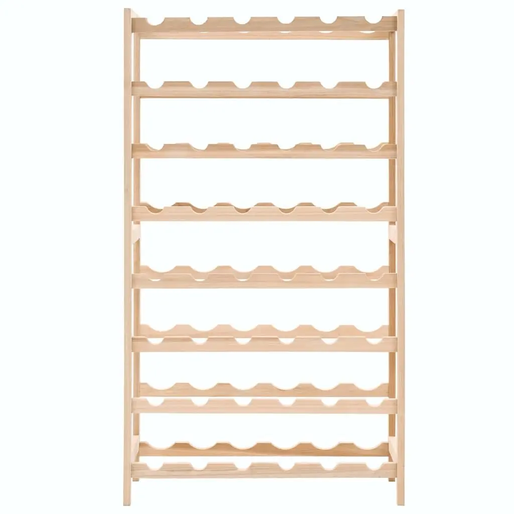 Cedar Wood 8 Tier Wine Rack Organizer Storage Display Stand Holds 48 Bottles
