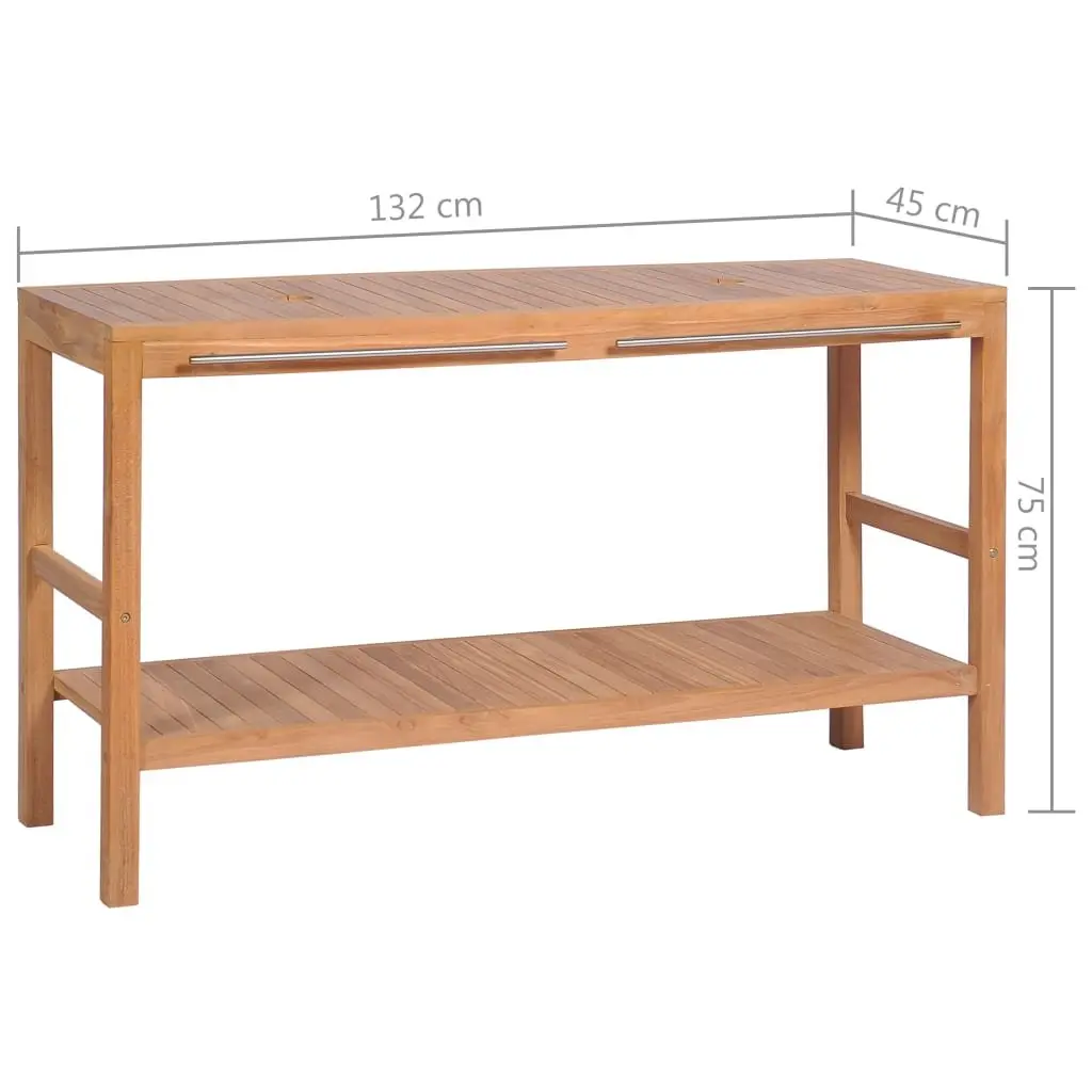 Teak Bathroom Vanity Cabinet