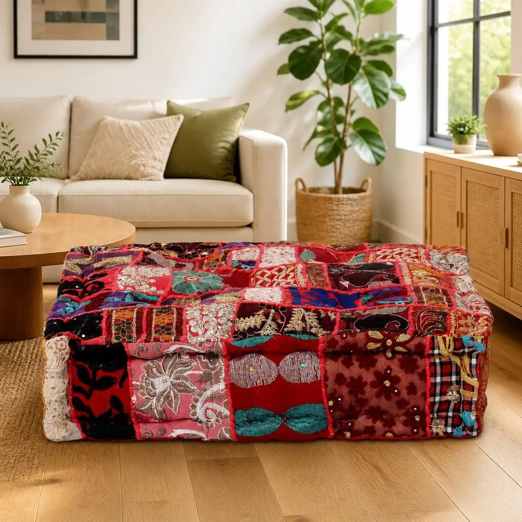 Patchwork Pouffe