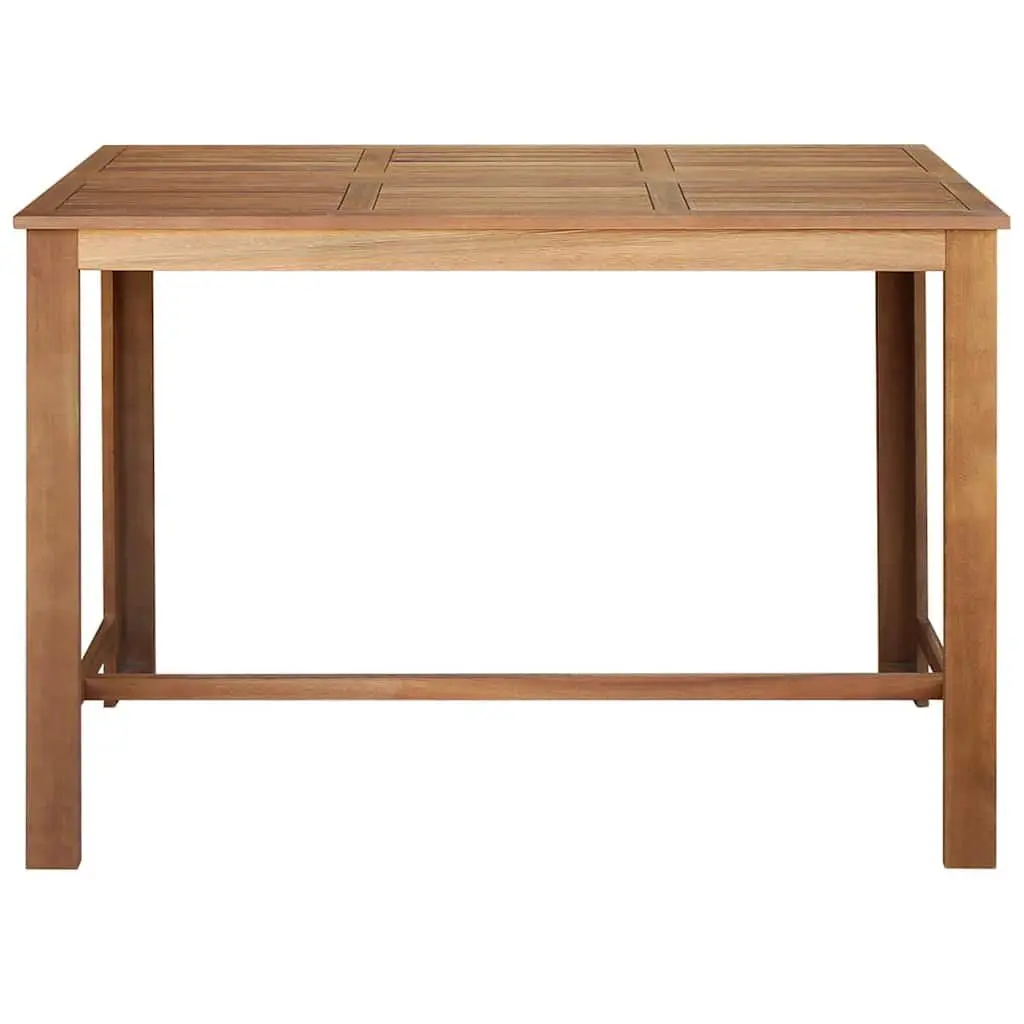 Bar Table Solid Wood Brown High Top 150 x 70 x 105 cm