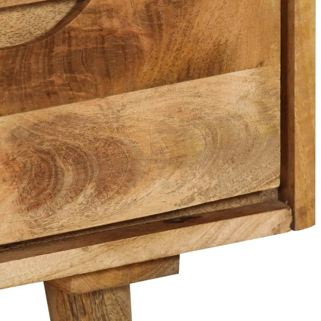 Sideboard Vintage Style Solid Mango Wood Brown 90x30x69cm