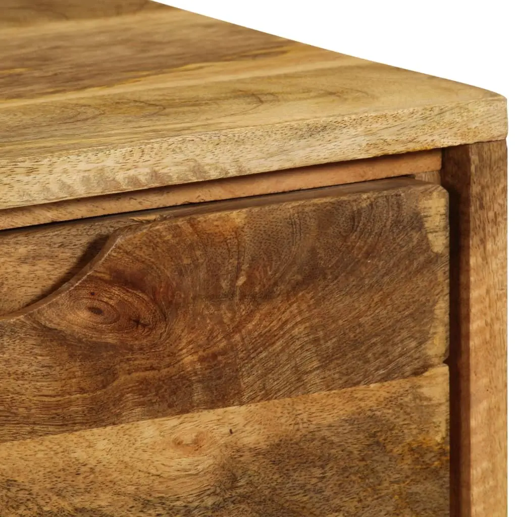 Sideboard Vintage Style Solid Mango Wood Brown 90x30x69cm
