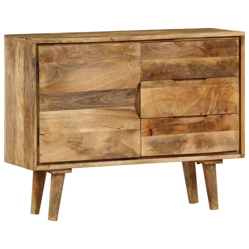 Sideboard Vintage Style Solid Mango Wood Brown 90x30x69cm