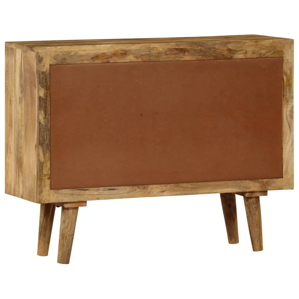 Sideboard Vintage Style Solid Mango Wood Brown 90x30x69cm