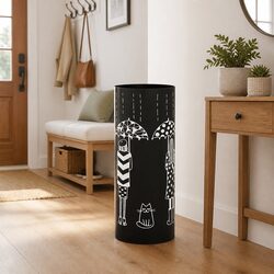 Your Friendly Black Umbrella Stand with Drip Tray