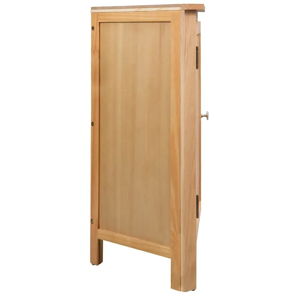 Corner Cabinet 59x45x80 cm Storage Unit Brown Wooden Cupboard Furniture