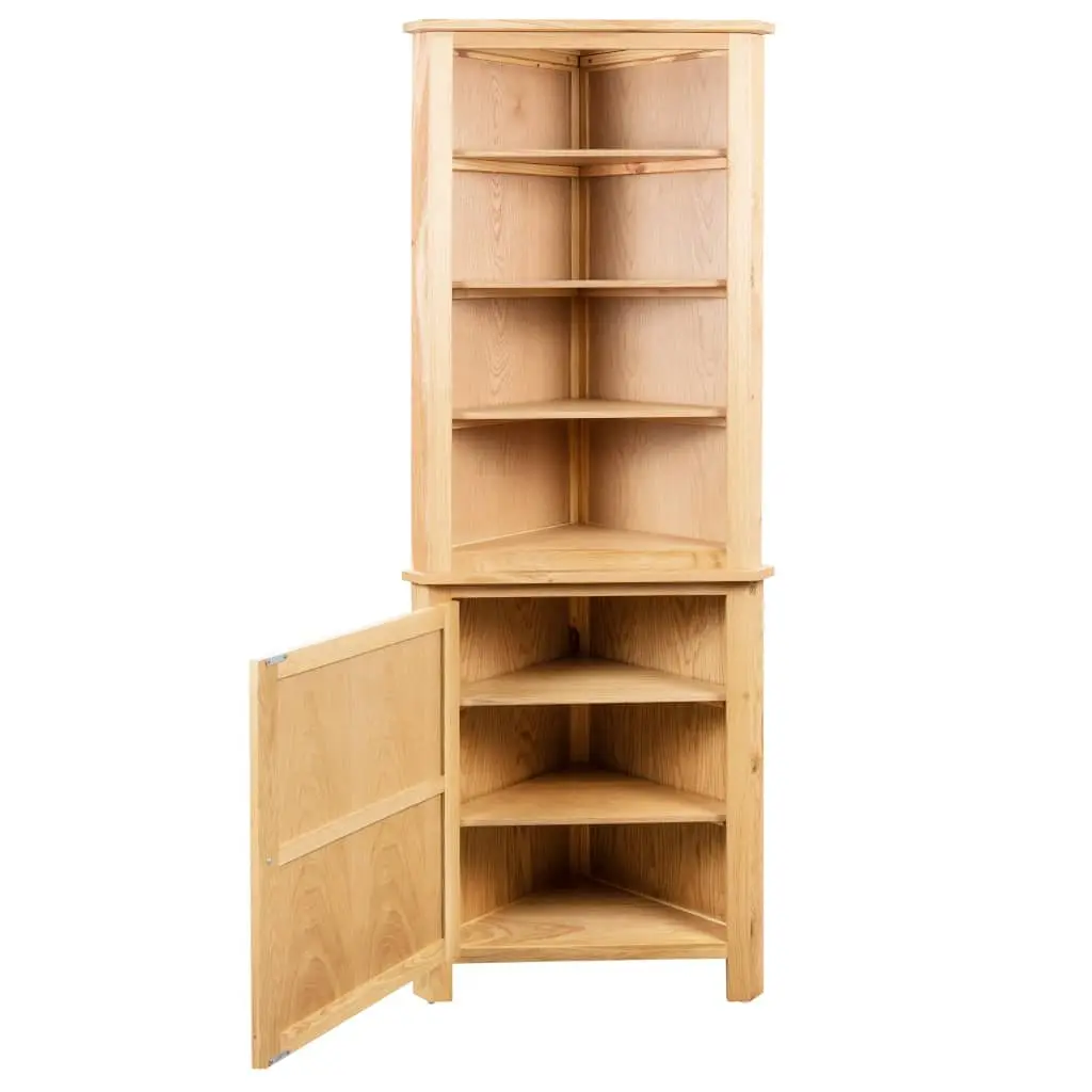 Brown Corner Cabinet