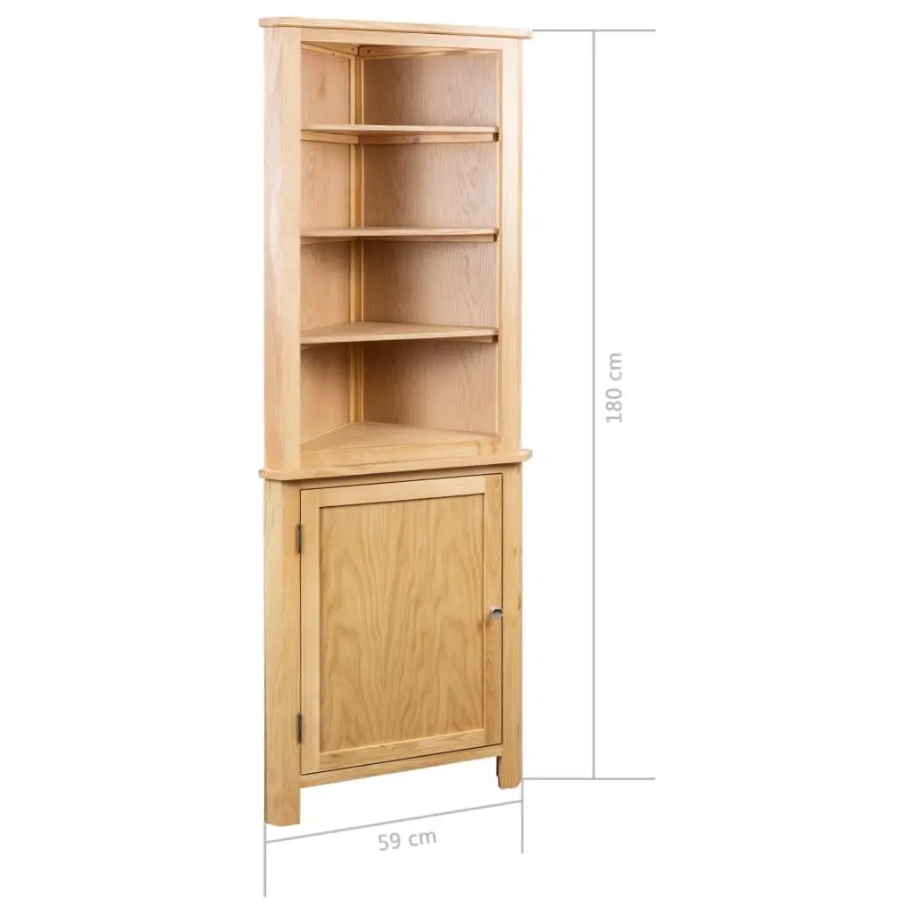Brown Corner Cabinet